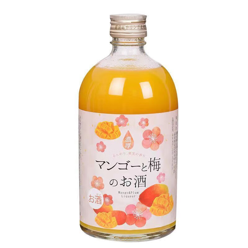 赤耳日本进口高知菊水芒果梅酒500ml果酒梅子配制酒低度微醺高颜值甜 芒果梅子配制酒