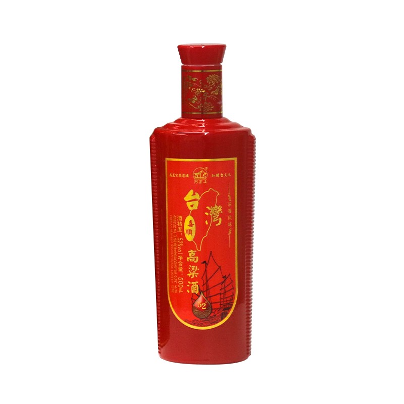 宝岛阿里山 口粮酒醇正白酒500ml 高粱酒喜顺 经典白酒 送礼佳品 500m