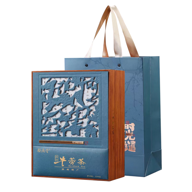 婺燕堂黃金牛蒡茶特級牛蒡根養(yǎng)生茶中秋春節(jié)禮物送長輩禮品牛蒡茶禮盒 【黃金牛蒡茶】 1盒 320克