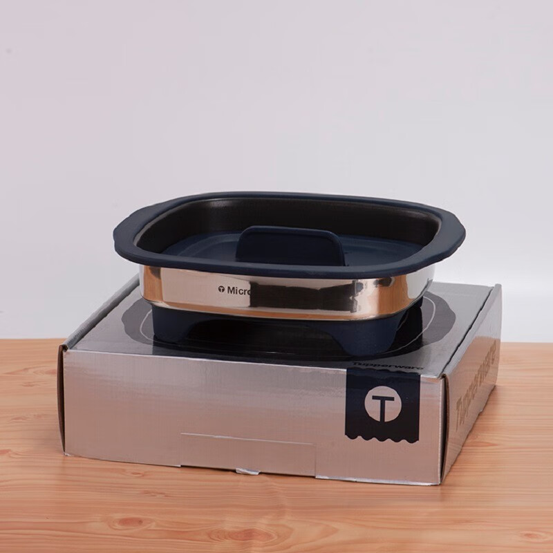 特百惠(tupperware)高能微烤锅家用烧烤甜点烙饼中西餐不粘锅微波专用