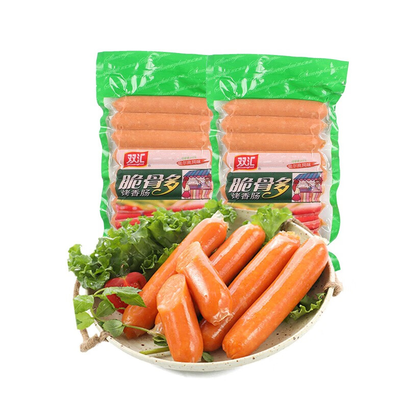 双汇(shuanghui)双汇烤肠台式台湾风味奥尔良口味脆骨多 脆骨多烤香肠