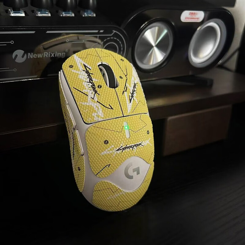 王一代二代三代鼠标防汗防油不留胶 赛博朋克-全包款(带脚贴) gpw三代