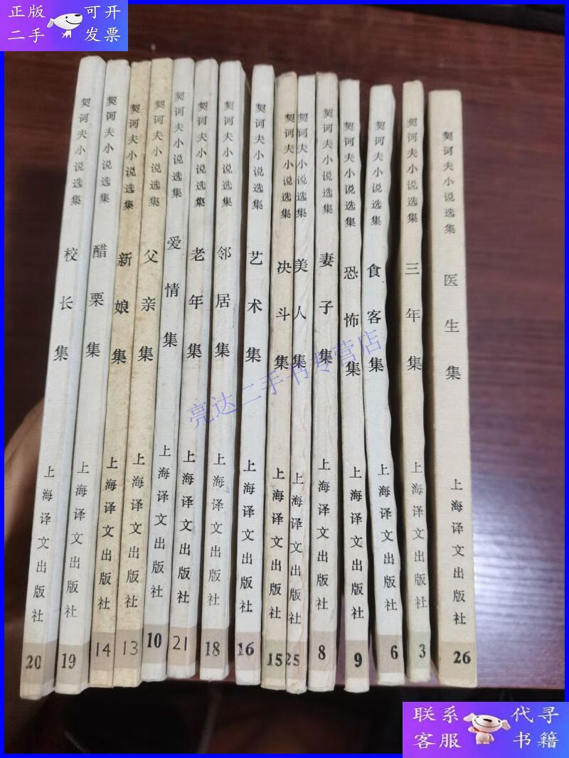 【二手9成新】契诃夫小说选集:校长集,醋栗集,新娘集,父亲集