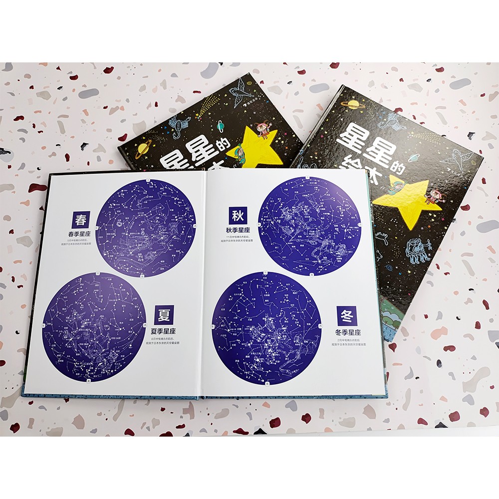 星星的绘本（6-10岁天文科普绘本，看懂四季的星空，轻松入门天文学，附四季星空图+星座一览表）浪详情图
