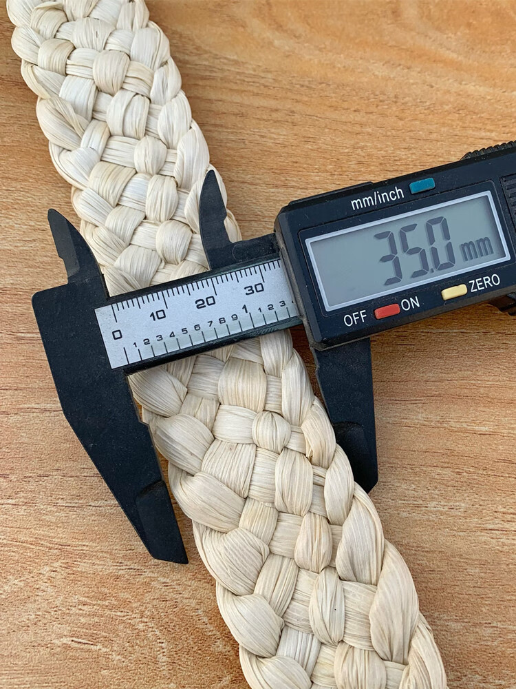 皮七股辫子玉米皮辫diy绳草编绳编织工 七股辫子一把9米约35厘米宽