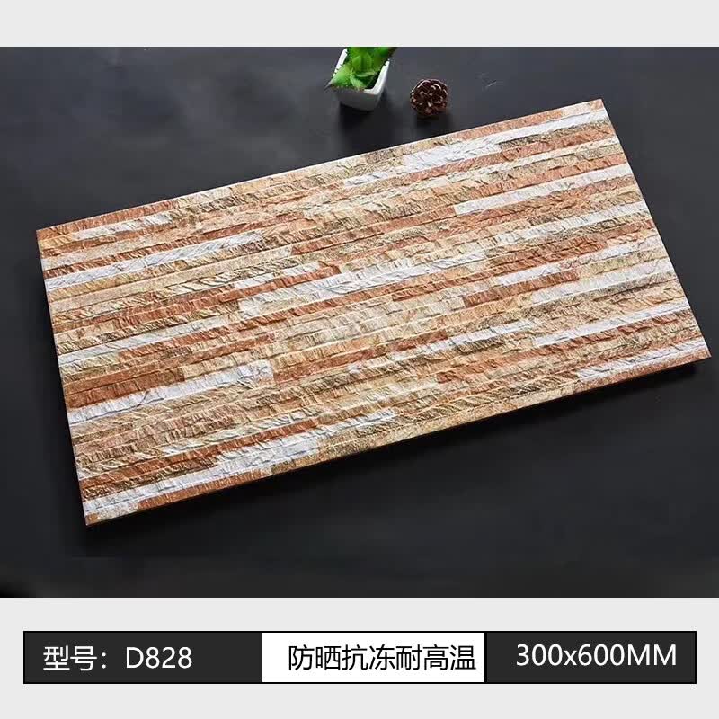 瓷砖300600室外别墅家用乡村自建房阳台花坛瓷砖外墙砖 d828 300x600
