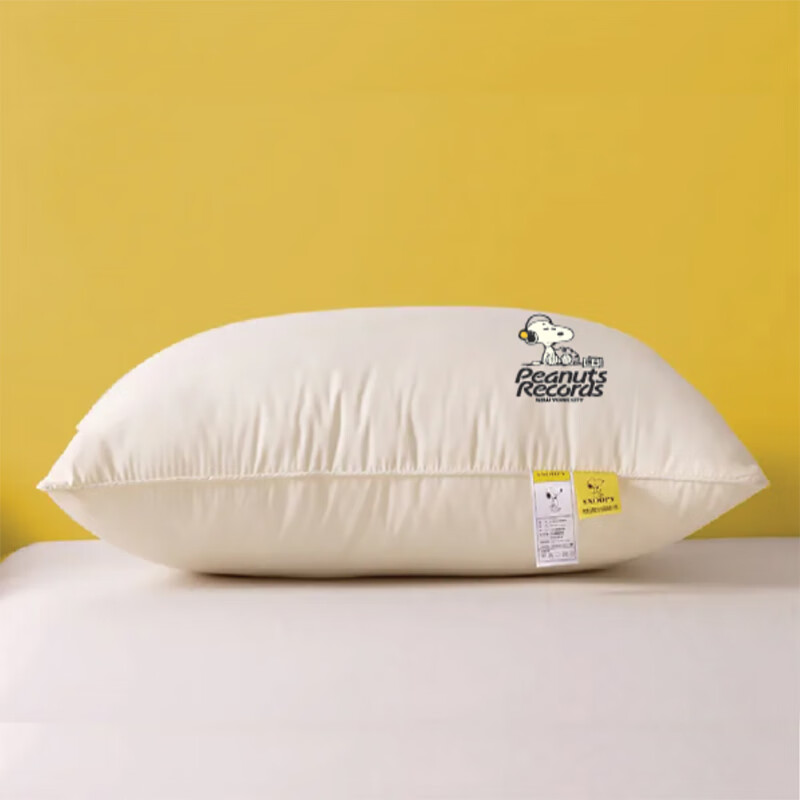 皇冠【C渠道2】A类柔软亲肤舒适可裸睡被套用品 【大豆枕-史努比】两只软枕46*72