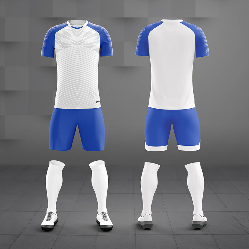 谛汐 足球服套装批发男运动速干透气足球训练服印字儿童短袖足球衣