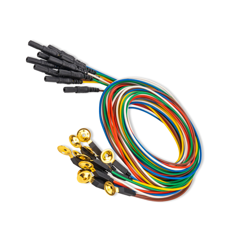 【京健康】脑电图电极gc-1500金盘电极线15米12根/盒 12根/盒