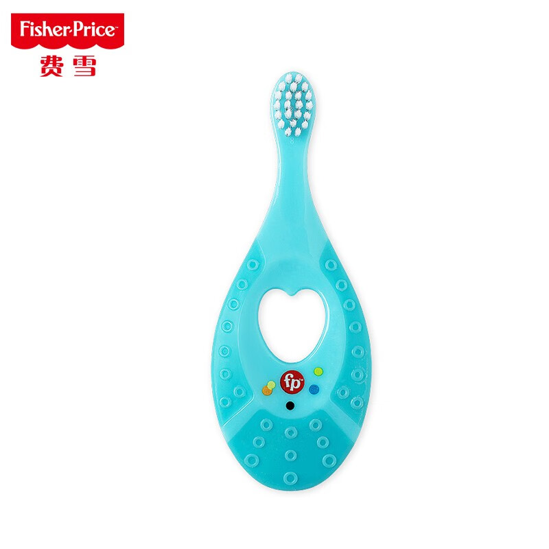 费雪（Fisher Price）婴幼儿童宝宝牙刷 软毛护龈训练小刷头1-3岁乳牙牙刷 蓝色 单支装怎么样,好用不?