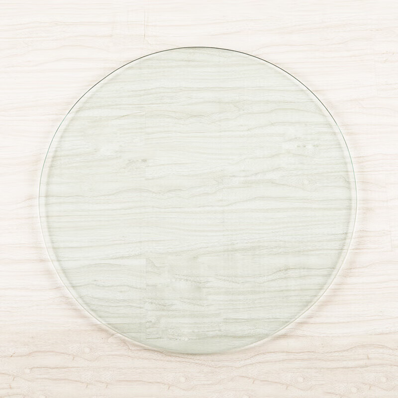 山头林村茶几钢化玻璃桌面 小茶几钢化玻璃桌面圆形台面转盘家用小