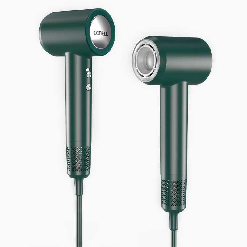COTELL肯特高速吹风机GS-630H家用大风力负离子护发低噪速干大功率低辐射不伤发吹风筒 圣诞节礼物推荐 GS-630H 墨绿色