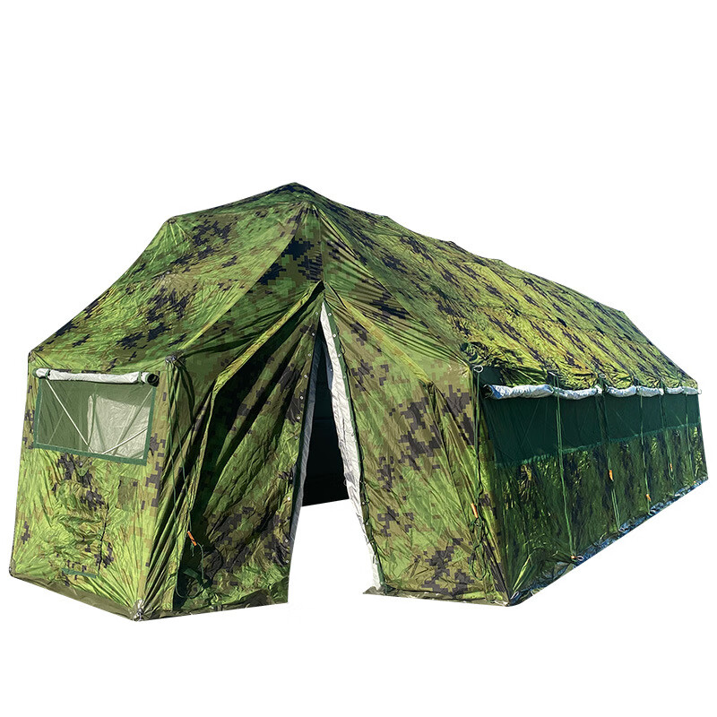 奕澜 迷彩折叠网架帐篷15平米 折叠式网架卫生救灾指挥框架拱形帐篷