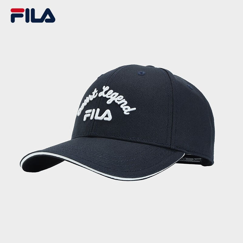 FILA 斐乐官方棒球帽情侣款2023秋新款时尚休闲帽男帽鸭舌帽子女 传奇蓝-NV XS使用感如何?