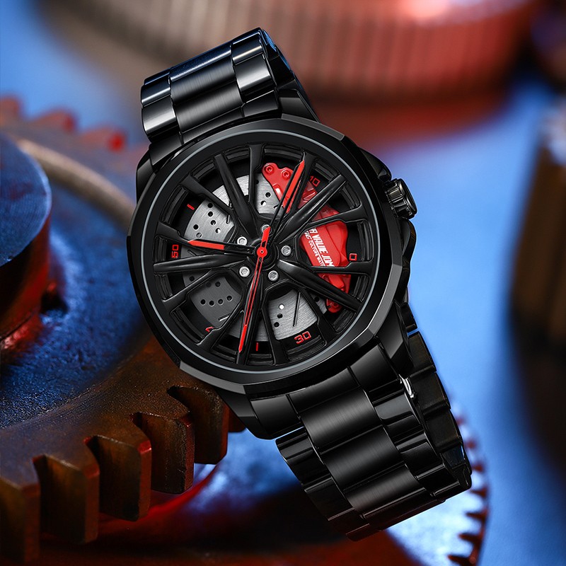 列奥尼达(leonidas)2024svj手表男运动防水轮毂手表立体镂空360旋转