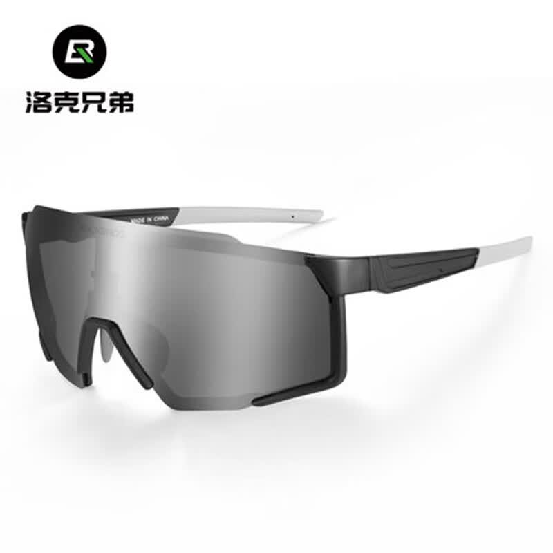 洛克兄弟(rockbros)骑行眼镜变色偏光带近视男女款运动户外自行车眼镜