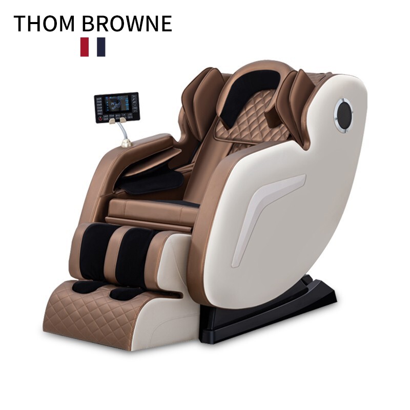 汤姆布朗Thom Browne 家用按摩椅 全自动智能按摩椅老人全身沙发椅 电动多功能太空舱按摩椅 咖啡金