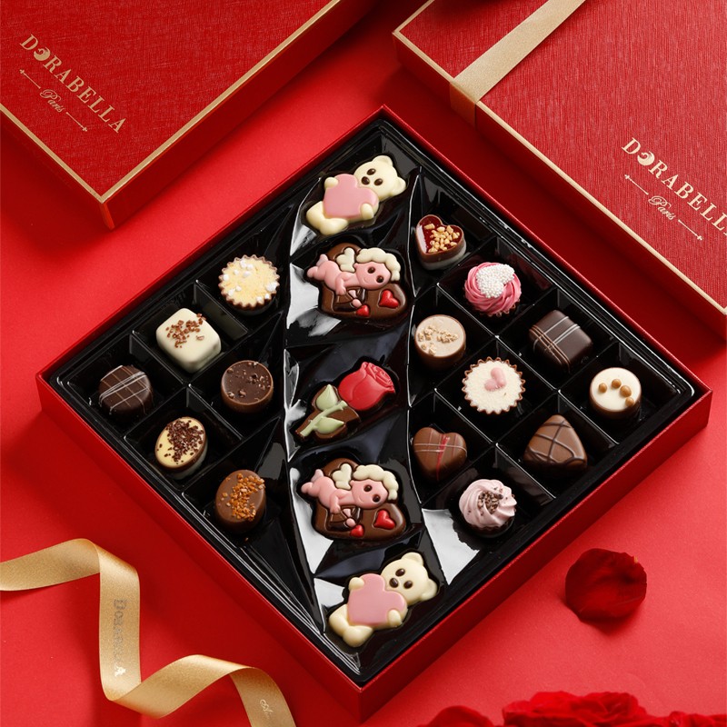 朵娜贝拉比利时进口巧克力礼盒零食喜糖送男女友老婆生日520情人节礼物