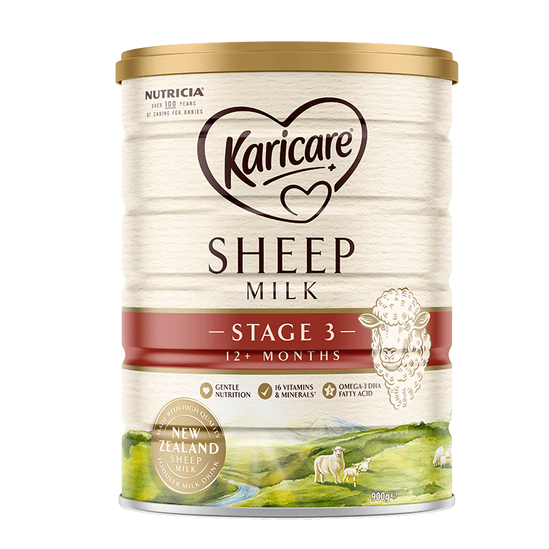 进口超市 新西兰原装进口 可瑞康(Karicare) 幼儿配方绵羊奶粉 3段(12个月以上) 900g