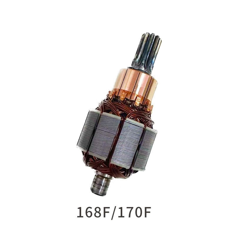 lism汽油机配件168f/170f188f190f 5kw8kw2kw8kw电启动发电机马达转子