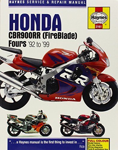 预订 Honda CBR900RR FireBlade (92 - 99) Haynes Repair Manual