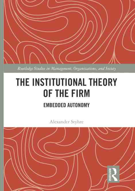 预售 按需印刷 the institutional theory of the firm