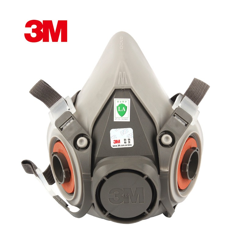 3m 6200防毒面具 呼吸防护面罩口罩 单面具(不含配件)