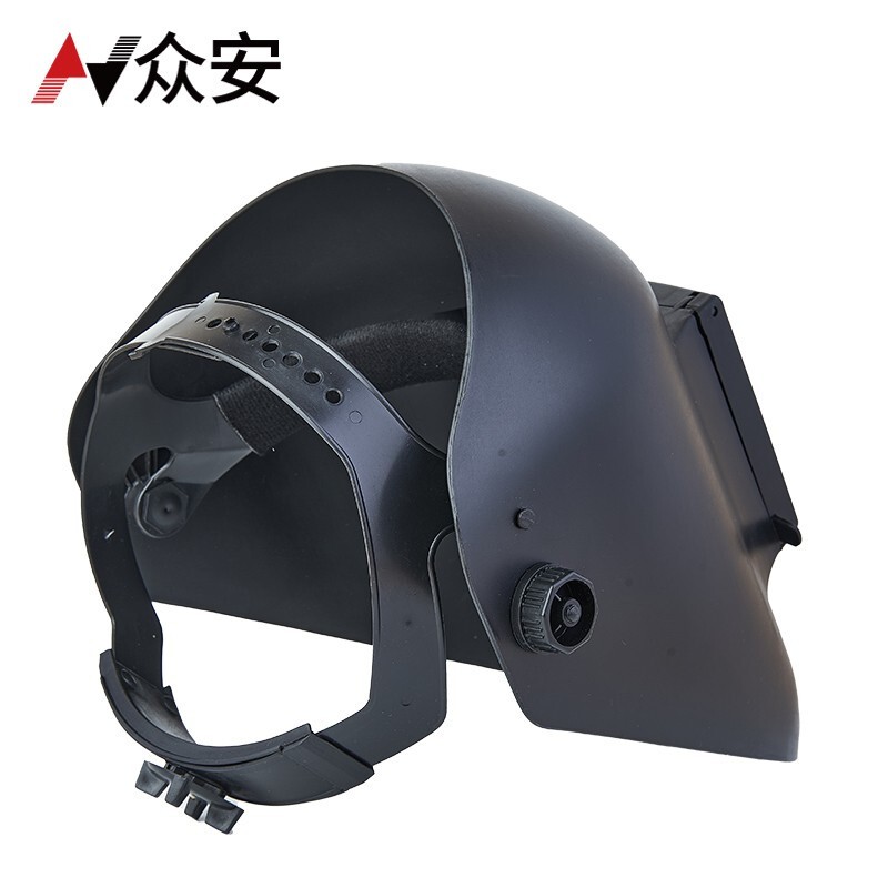 众安电焊面罩头戴式焊帽焊接防护面屏焊工氩弧焊滤波面罩 HF402-1+电焊镜片主图2