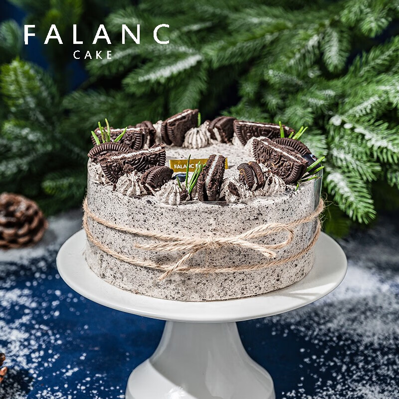 咸奶油巧克力生日蛋糕北京上海成都广州深圳杭州同城配送 海盐奥利奥