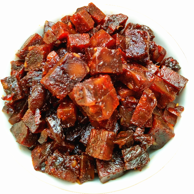 豆糁河南特产豆参豆酱饼豇豆饼周口扶沟商丘地方特色1份5个 五香5个