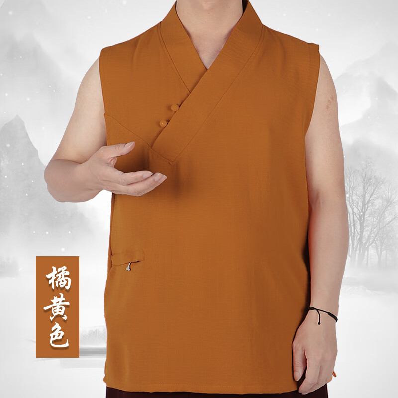出家人和尚衣服夏季喇嘛服装夏季短袖僧人师父透气僧服出家人衬衣居士