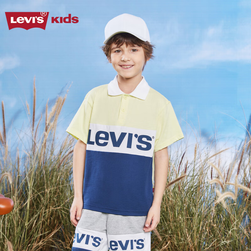 levis儿童童装polo衫lv2322124gs-002 星空绿 130/64