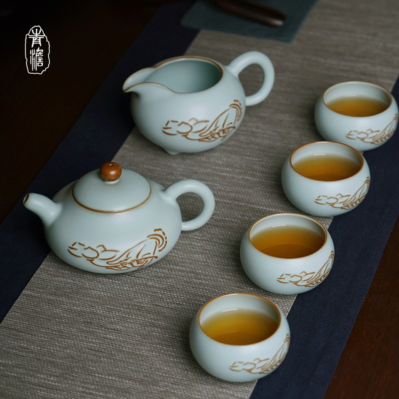 怎样选择青澹汝窑茶具套装，满足你的品质要求？插图