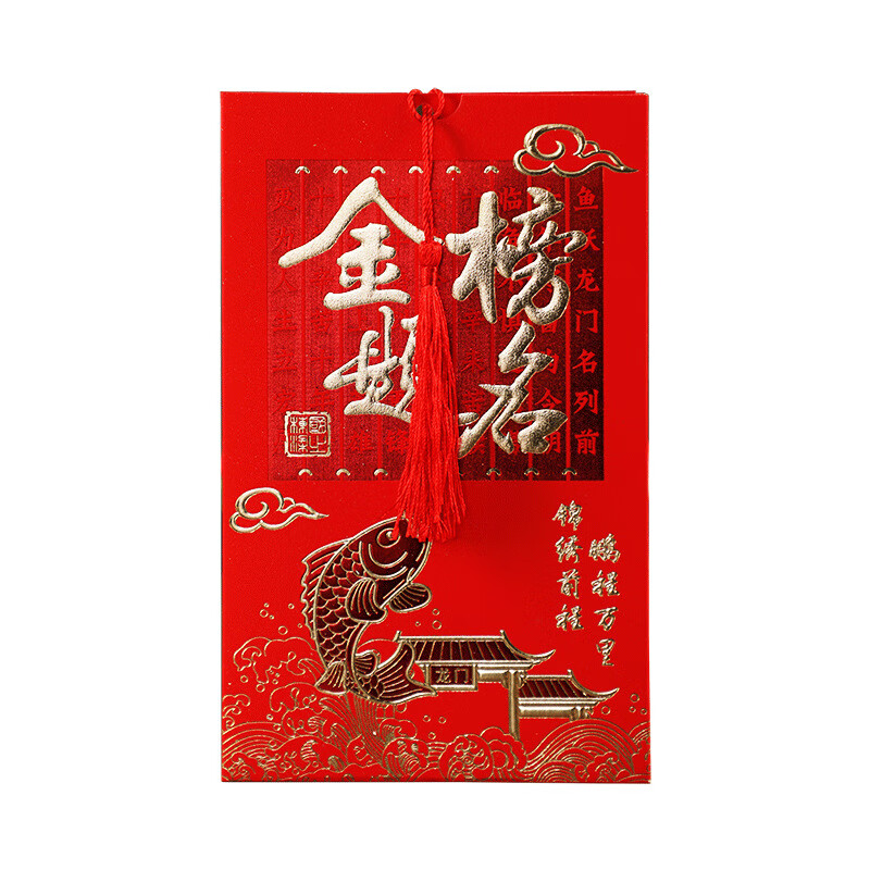 泰瑞格 金榜题名请帖升学宴喜帖邀请函谢师宴请柬考大学邀请卡