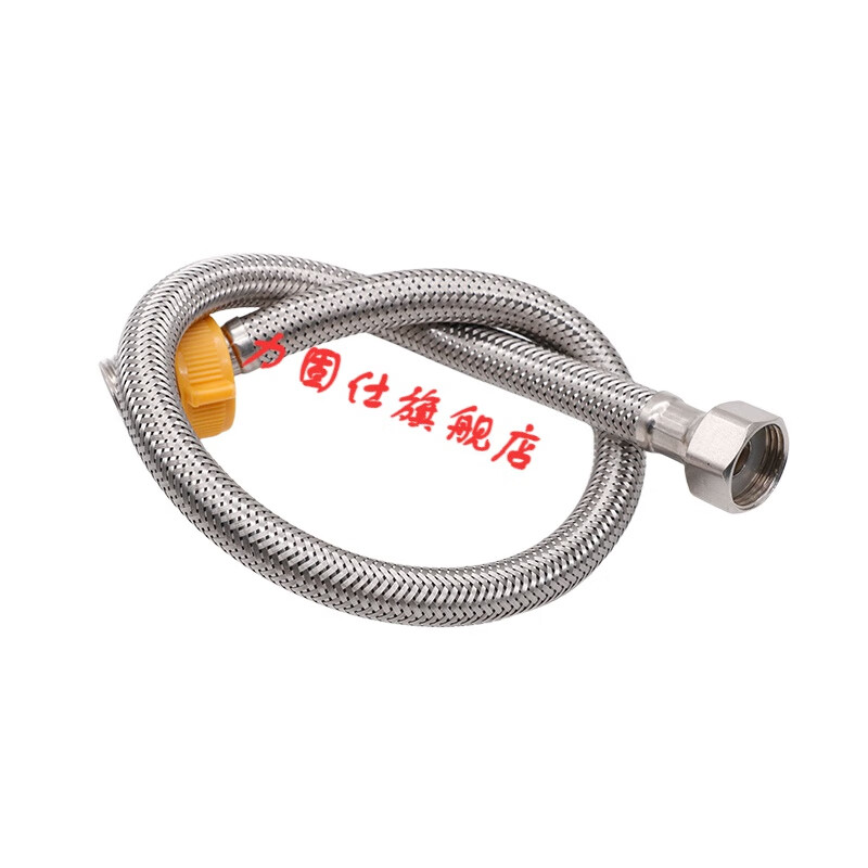 逐月4分内外丝加延长管304不锈钢金属编织高压防爆水管水龙头进水软管