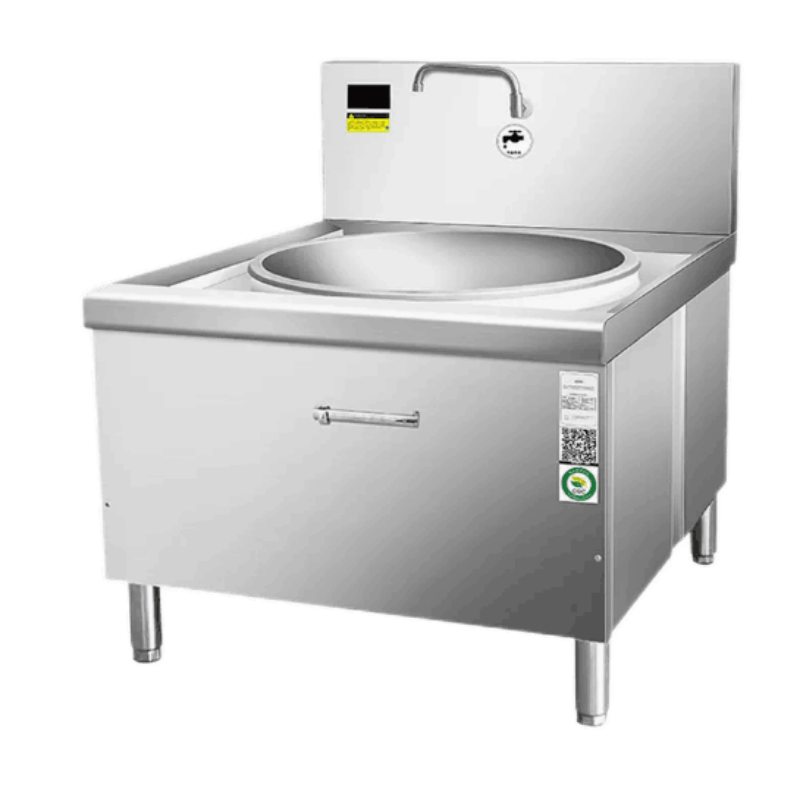 賽米控（SEMIKRON）商用電磁爐大鍋灶食堂電磁灶大功率炒菜灶臺(tái)酒店學(xué)校廚房設(shè)備凹面大炒爐大功率電磁爐商用電炒鍋 70cm大鍋灶/380v-15kw（旗艦款）