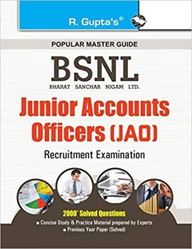 预订bsnl junior accounts officers (jao) examination guide