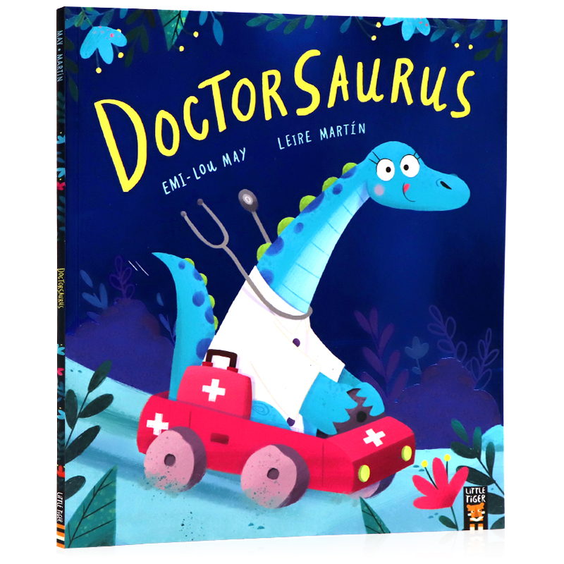 恐龙医生 英文原版绘本 doctorsaurus 儿童英语启蒙绘本 韵文图画故事