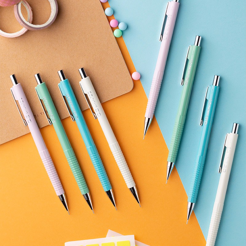 日本樱花(SAKURA)防断自动铅笔活动铅笔绘图铅笔 避震笔芯防断 0.5mm 黑色