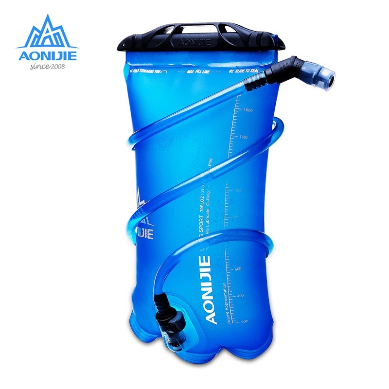 奥尼捷（AONIJIE）跑步水袋户外折叠水囊登山越野骑行水壶便携运动软水袋 2L