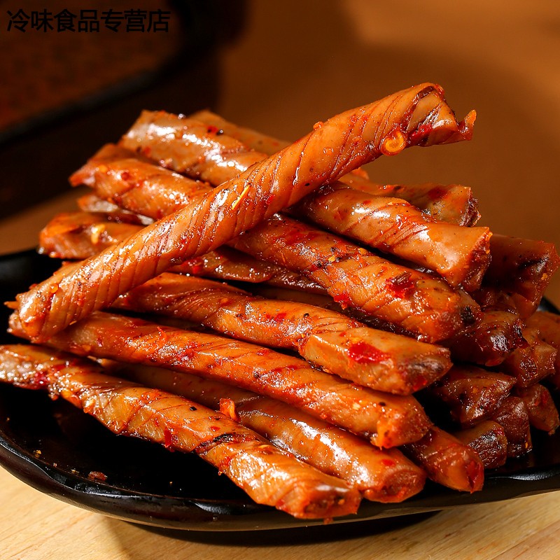 哺食旺素牛筋香辣味豆筋258g网红辣条豆干8090儿时面筋小零食休闲食品
