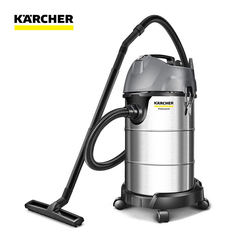 KARCHER卡赫 工业商用家用吸尘器大功率干湿两用桶式 德国凯驰集团NT30/1