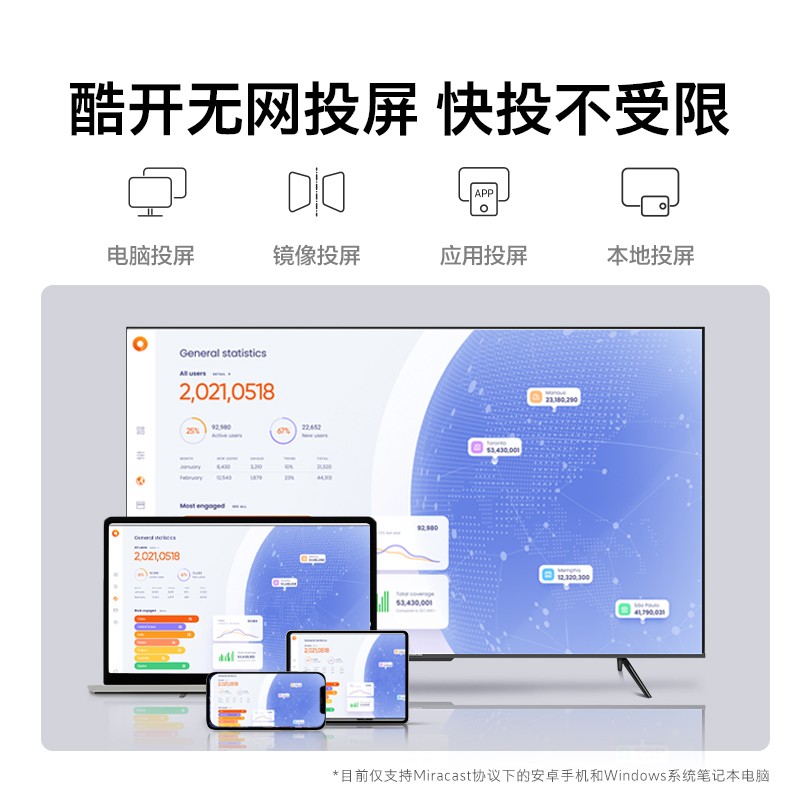 酷开 创维出品P53 2023款 65英寸QLED量子点高色域 3+32G 4K超薄全面屏游戏液晶智能平板电视机65P53以旧换新