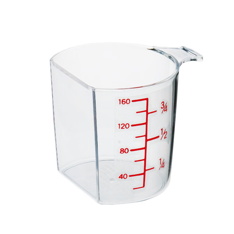 温似俞 舀米杯量米器 量米杯家用透明带刻度舀米杯量米器塑料小号毫升