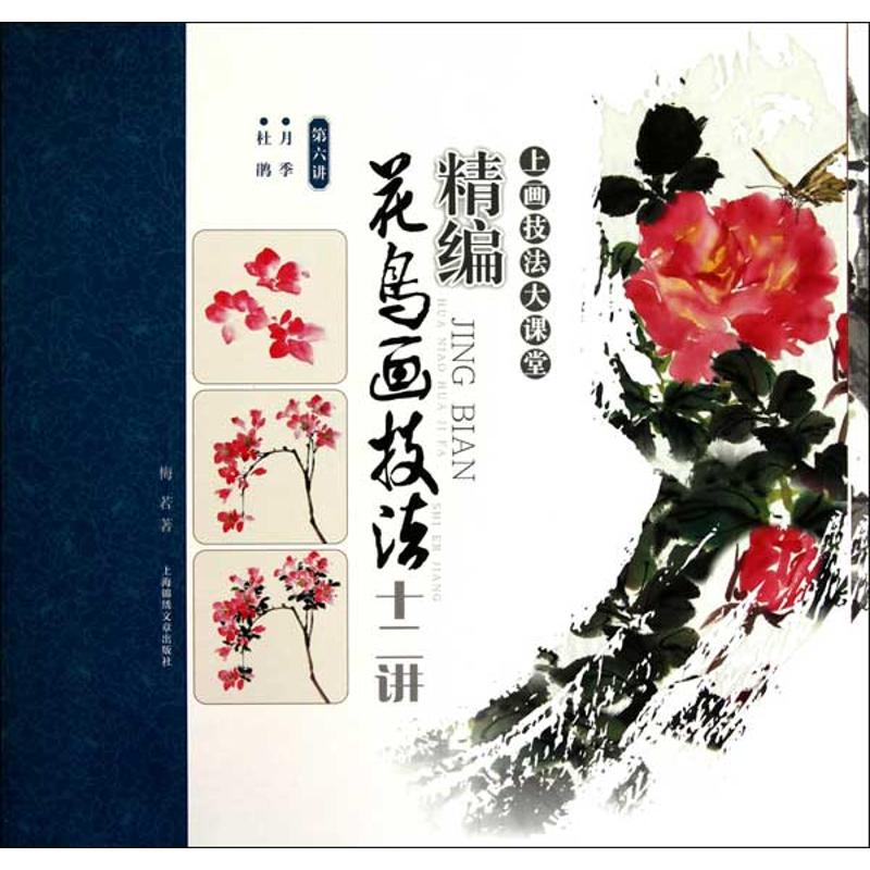 精编花鸟画技法十二讲(第六讲) 梅若 作 书籍