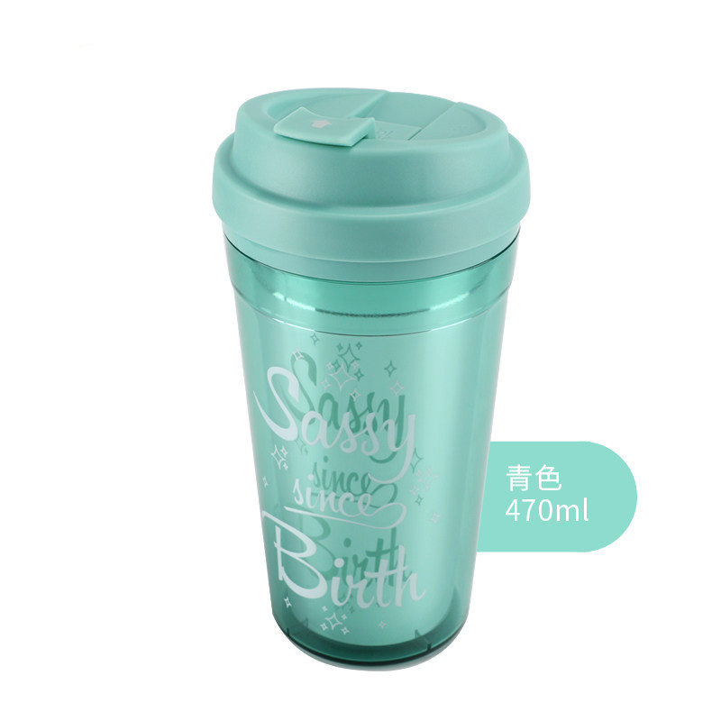 2022新款随身咖啡杯 咖啡杯随行随手杯隔热外带水杯便携美式随身杯女