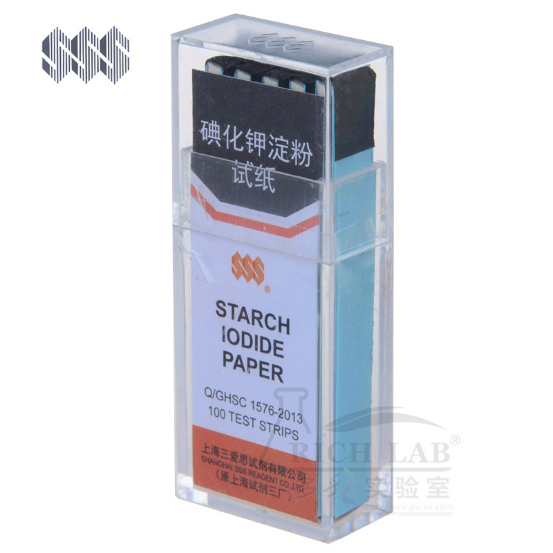 碘化钾淀粉试纸 碘化钾试纸 5刀100条/盒 sss原厂包装 牌碘化钾试纸