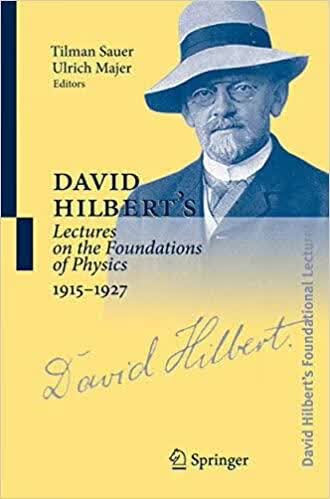预订 david hilberts lectures on the foundations of physics 1915
