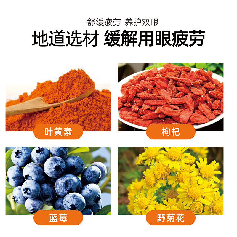 国药【国药药材】蓝莓叶黄素眼贴20片冷敷护眼贴适用黑眼圈眼疲劳视力 【4盒眼贴】