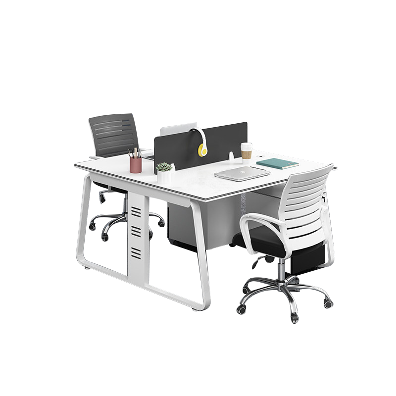 欧宝美办公家具职员办公桌现代简约组合屏风工位员工电脑桌单人位